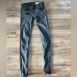 Vintage Rag & Bone New York punk rock zipper jeans size 23 USA made